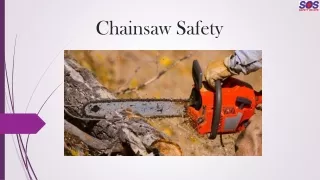 Chainsaw Safety