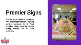 Premier Signs: Sign & Lighting Services Company El Paso