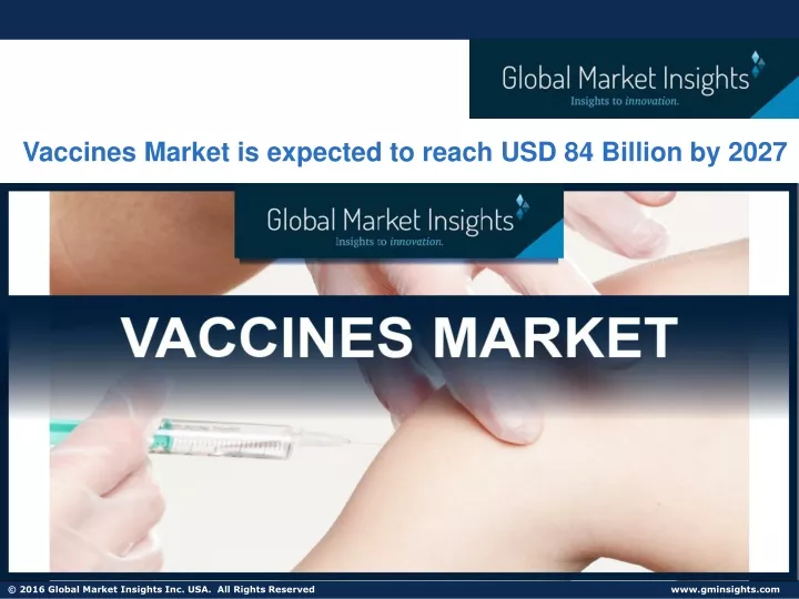 vaccines market is expected to reach