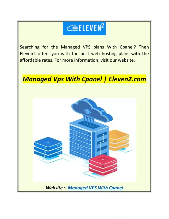 searching for the managed vps plans with cpanel