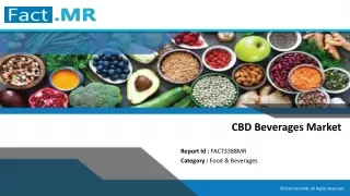 cbd beverages market