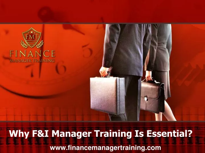 why f i manager training is essential