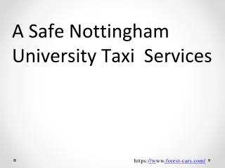 a safe nottingham university taxi services