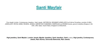 Santi Mayfair