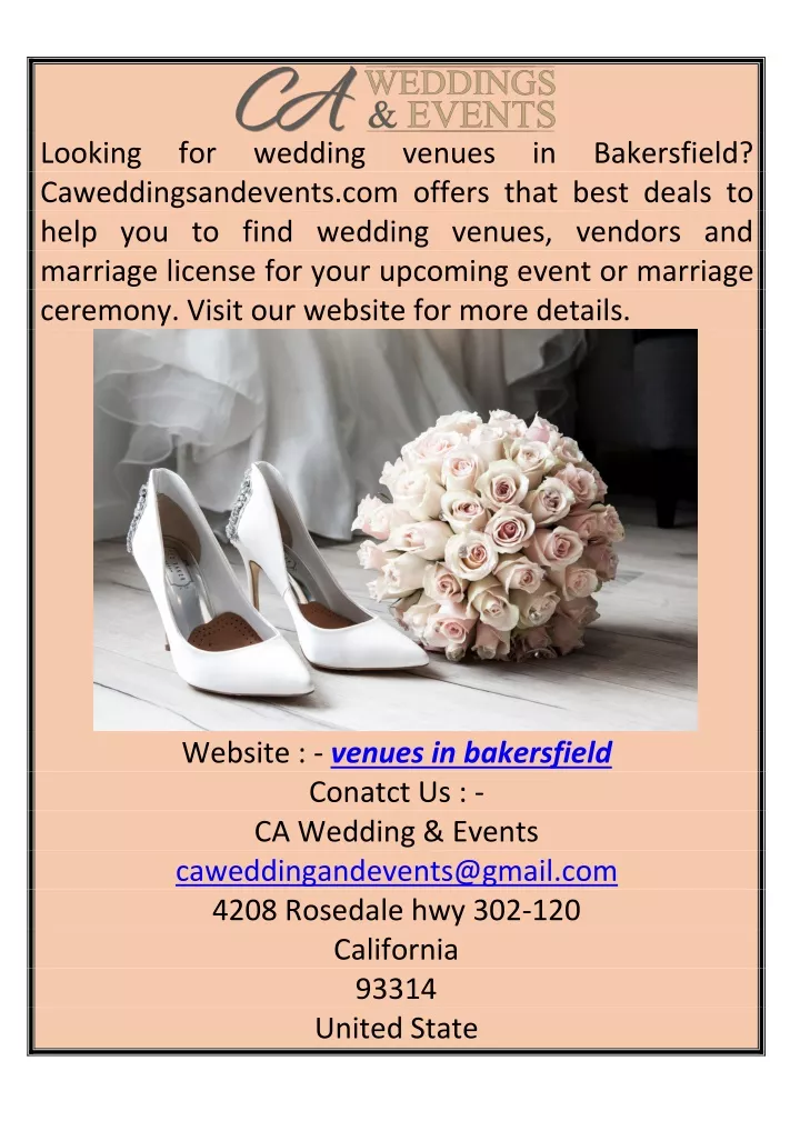 looking caweddingsandevents com offers that best