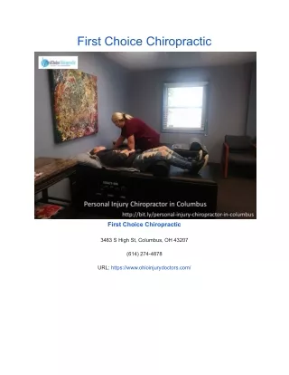 first choice chiropractic