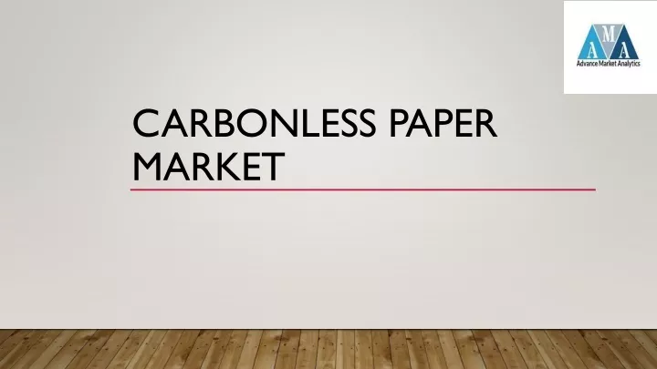 carbonless paper market