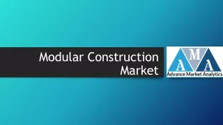 modular construction market