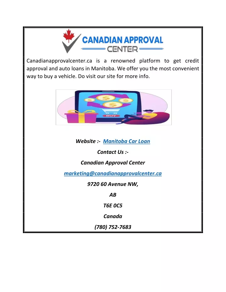 canadianapprovalcenter ca is a renowned platform