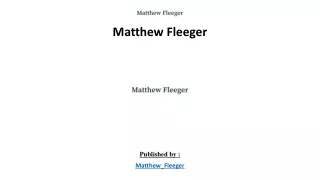 matthew fleeger