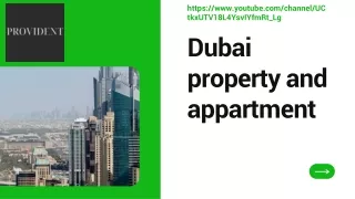 Dubai property and appartment