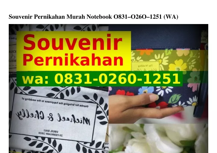 souvenir pernikahan murah notebook o831 o26o 1251