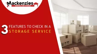 3 Features to Check in a Storage Service