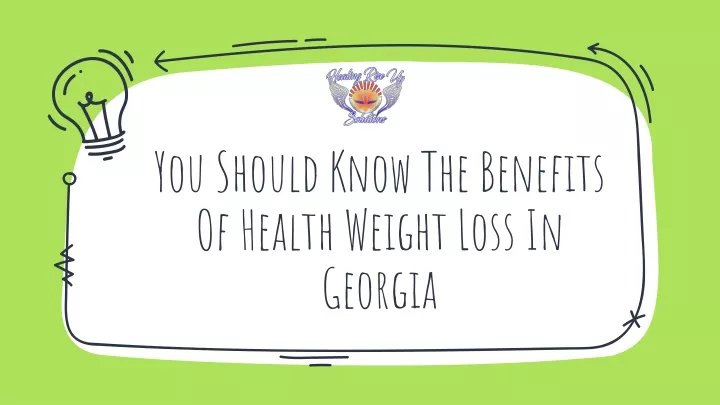 you should know the benefits of health weight