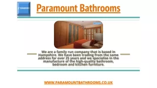 Comfortable Bathroom Fitted Furniture
