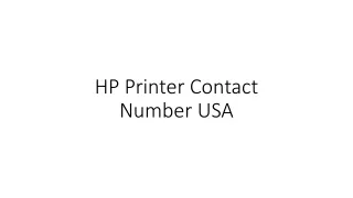 Call HP Printer Contact Number USA at  1 833-530-2440 For Technical Support