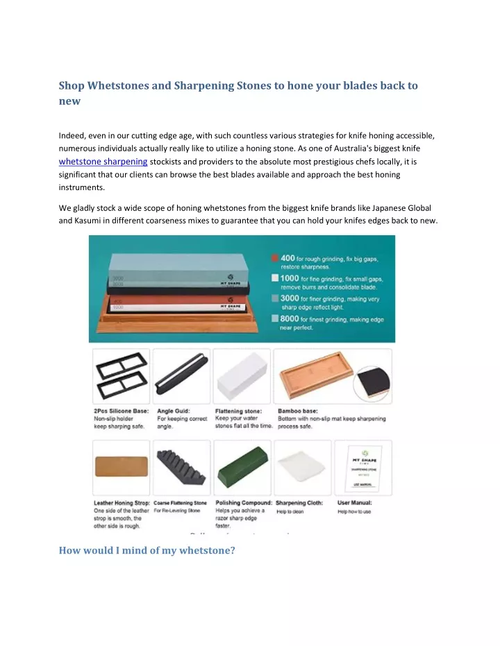 shop whetstones and sharpening stones to hone