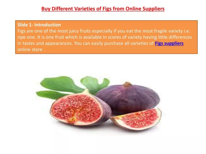 buy different varieties of figs from online suppliers