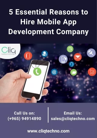 5 essential reasons to hire mobile