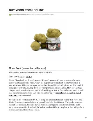buy moon rock online