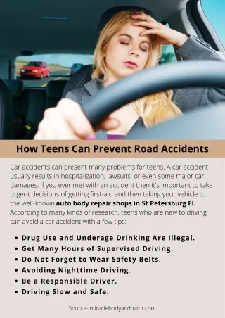 How Teens Can Prevent Road Accidents