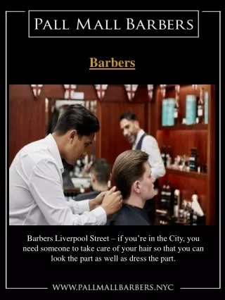 Barber City Of London