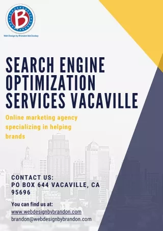 Search engine optimization Services in Vacaville | Web Design by Brandon