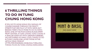 6 thrilling things to do in tung chung hong kong