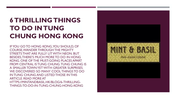 6 thrilling things to do in tung chung hong kong