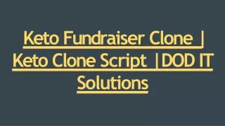 keto fund r aiser clone