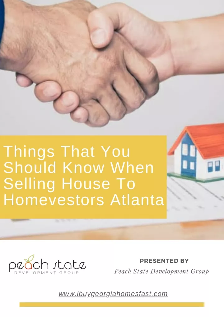 things that you should know when selling house