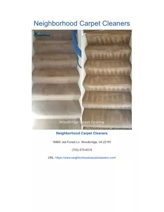 neighborhood carpet cleaners
