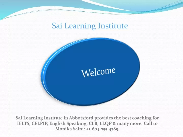 sai learning institute