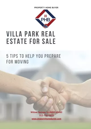 Know Why Villa Park Real Estate for Sale is Important