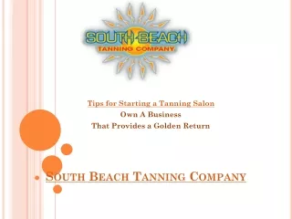 south beach tanning company