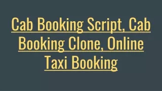 cab booking script cab booking clone online taxi booking