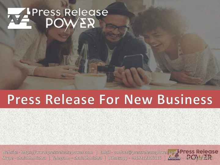 press release for new business