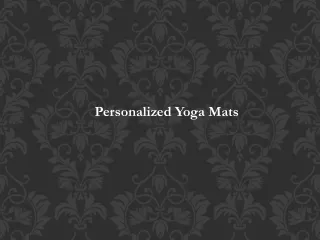 Personalized yoga mats