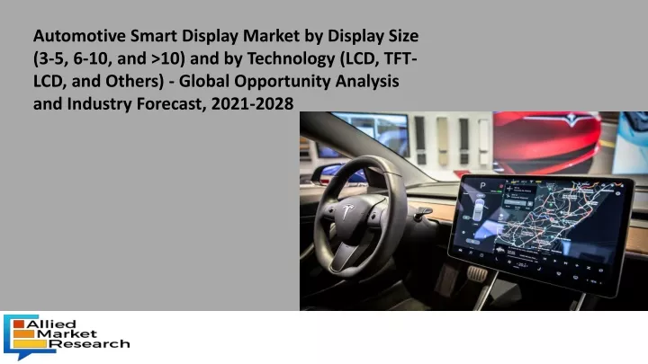 automotive smart display market by display size