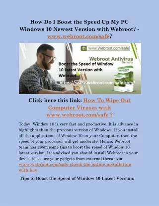 how do i boost the speed up my pc windows
