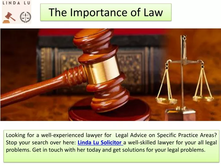 the importance of law