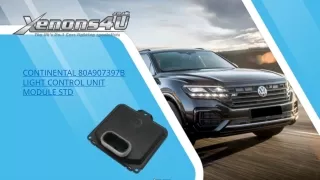 continental 80a907397b light control unit module
