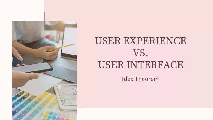 user experience vs user interface