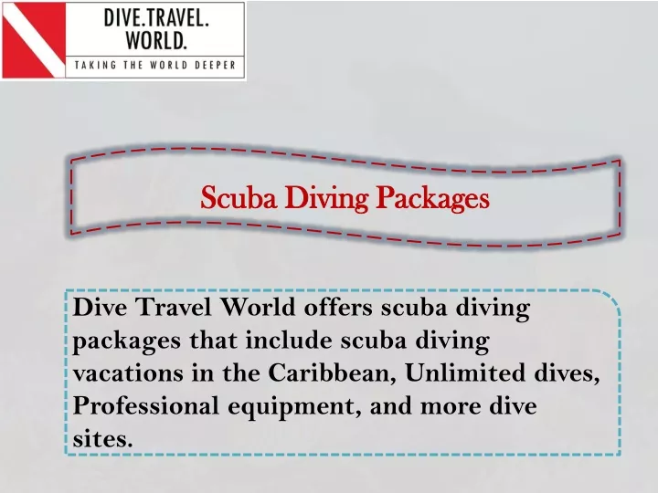 scuba diving packages