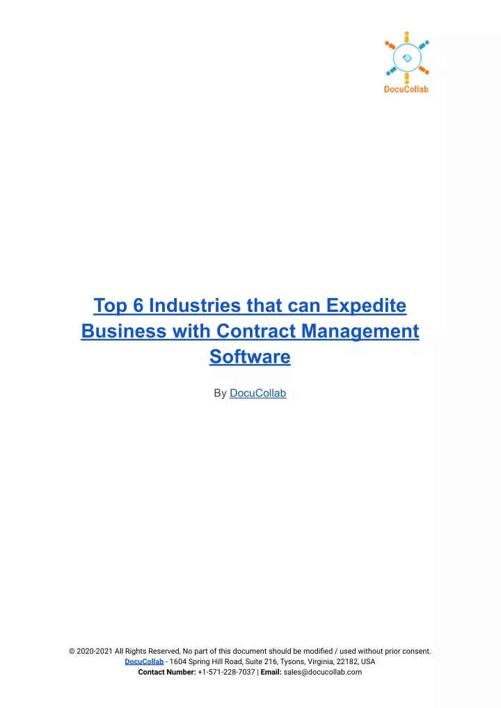 top 6 industries that can expedite business with