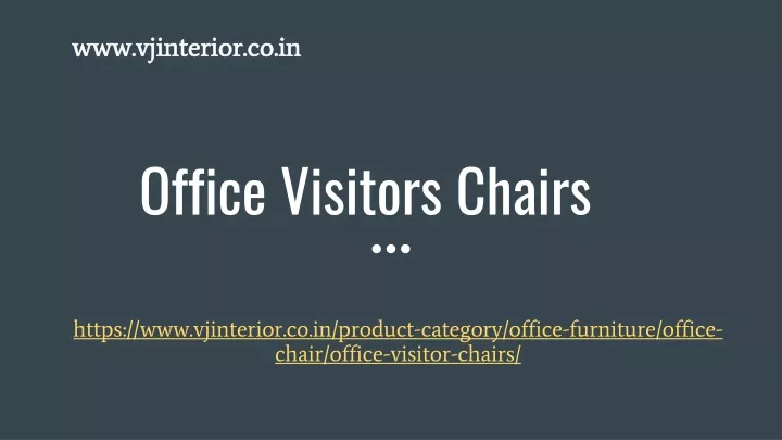 office visitors chairs
