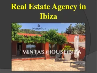 Real Estate Agency in Ibiza