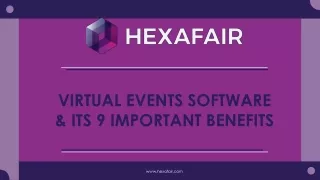 VIRTUAL EVENTS SOFTWARE & ITS 9 IMPORTANT BENEFITS