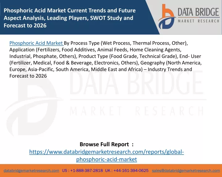 phosphoric acid market current trends and future