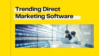 Trending Direct Marketing Software